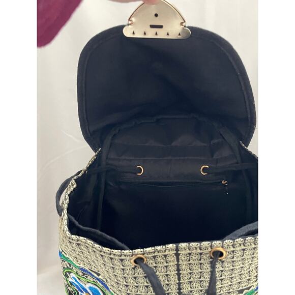 Mexican Floral Backpack Vintage - Picture 4 of 9